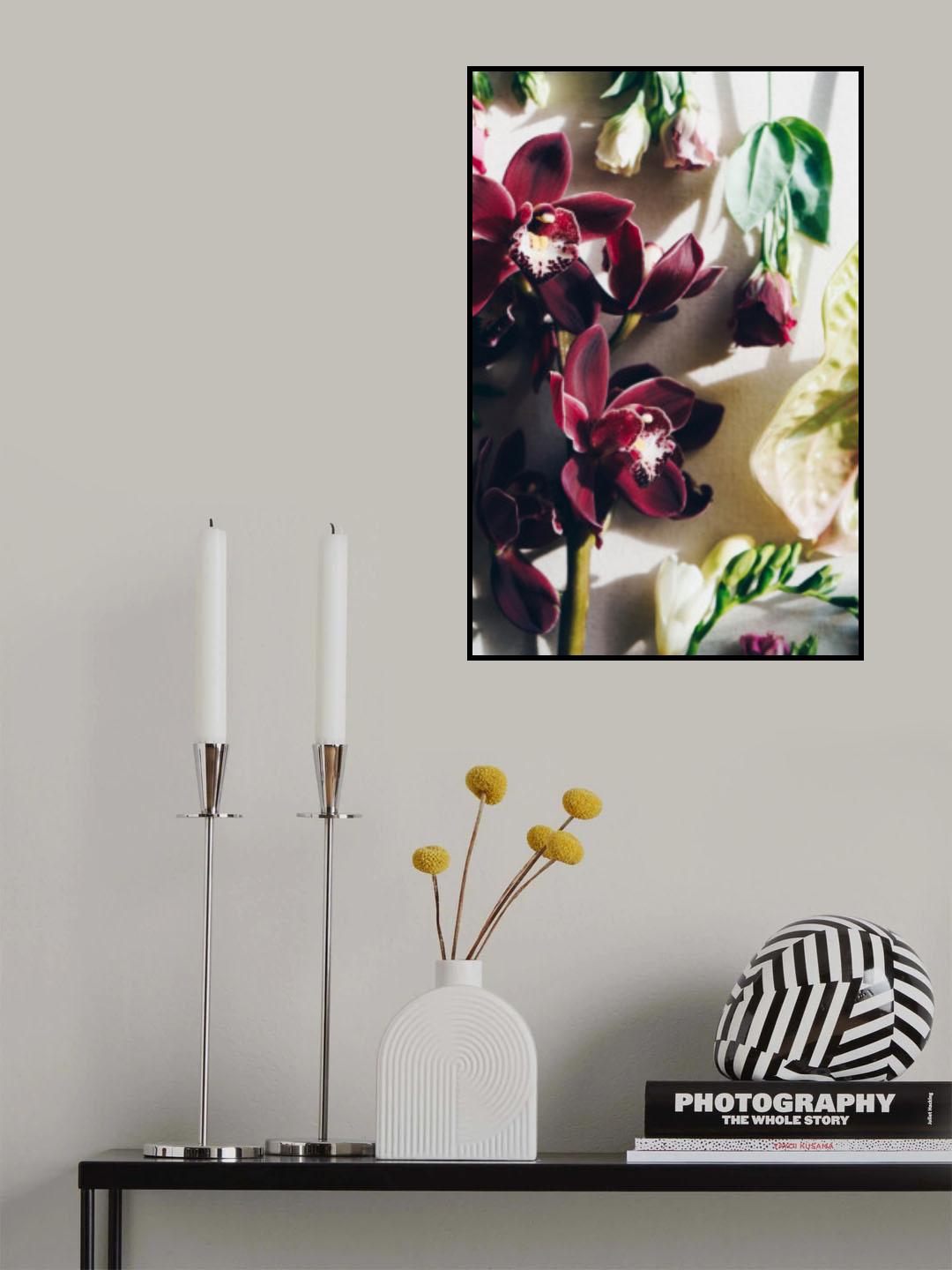 Flower Mood Poster och Canvastavla