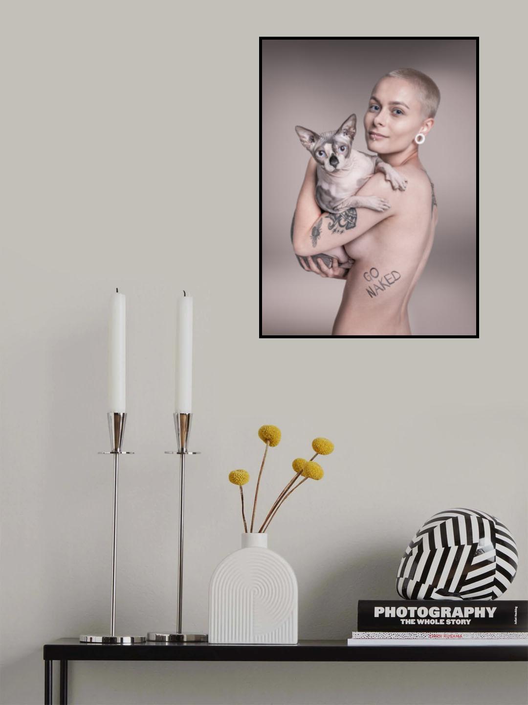 GoNaked Poster och Canvastavla