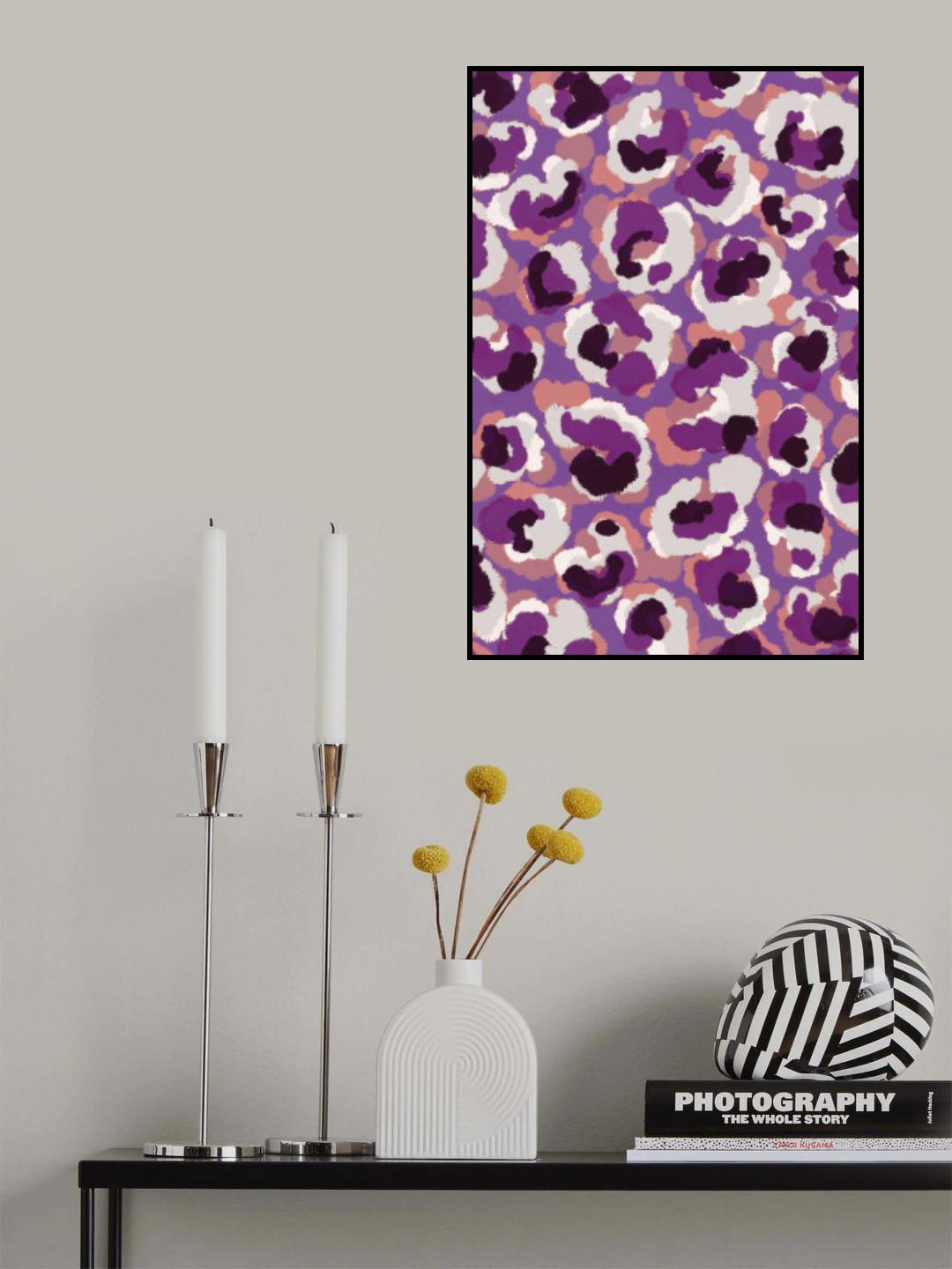 Viola Pattern Poster och Canvastavla