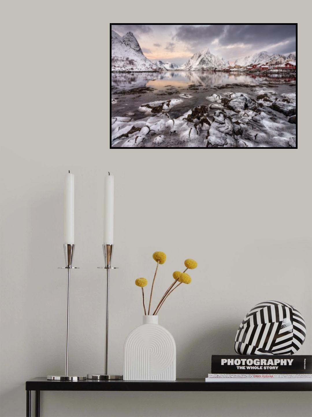 Ice Craking Poster och Canvastavla