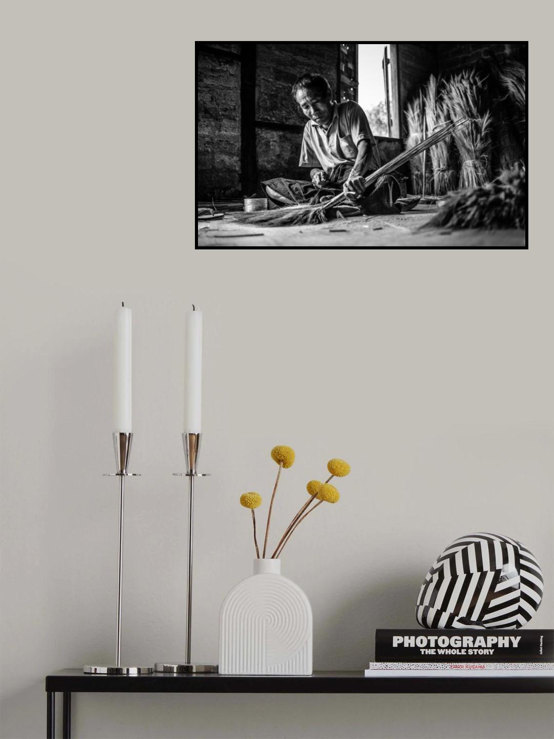 The brooms maker Poster och Canvastavla