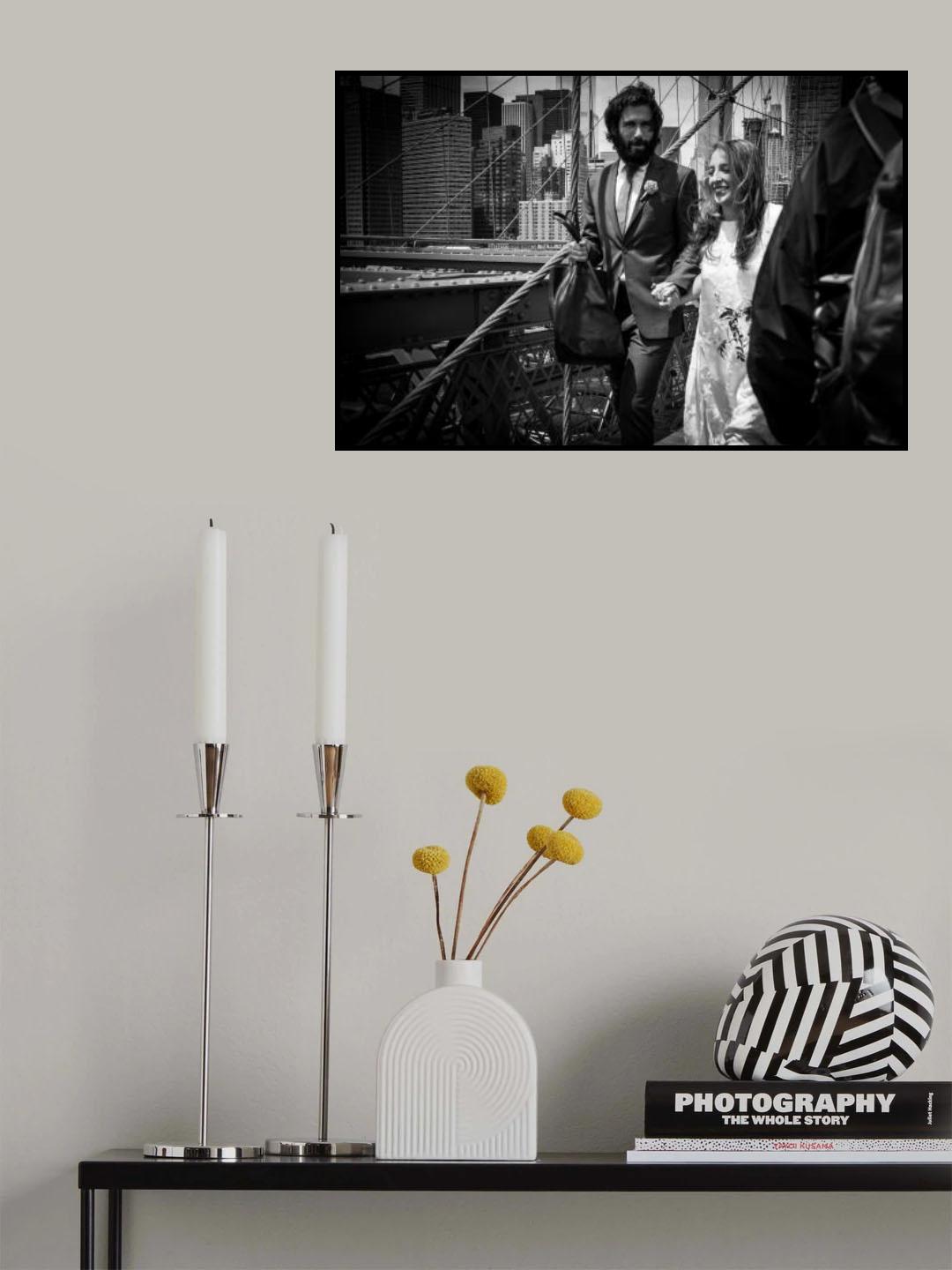 just married Poster och Canvastavla