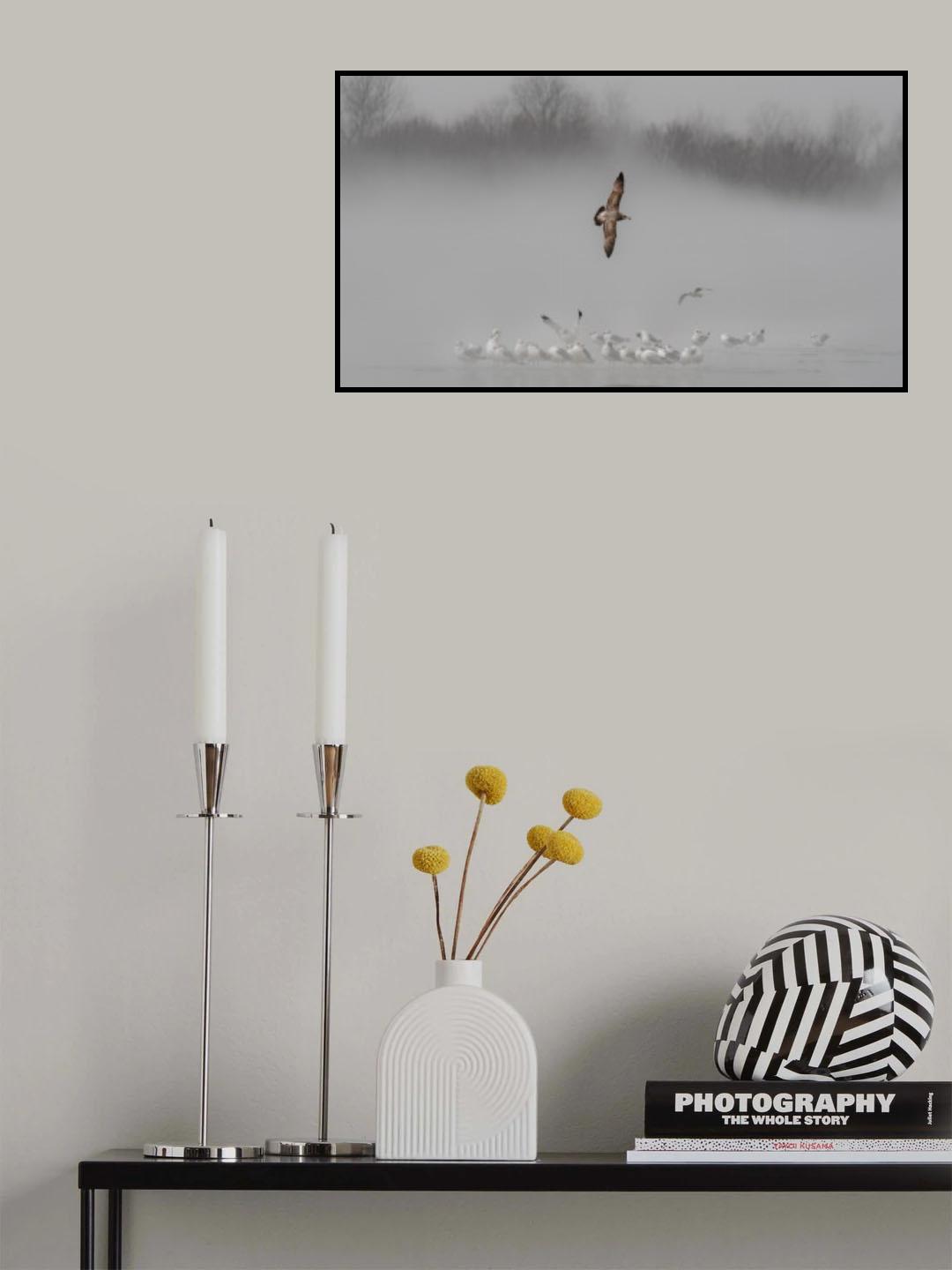 A foggy morning Poster och Canvastavla