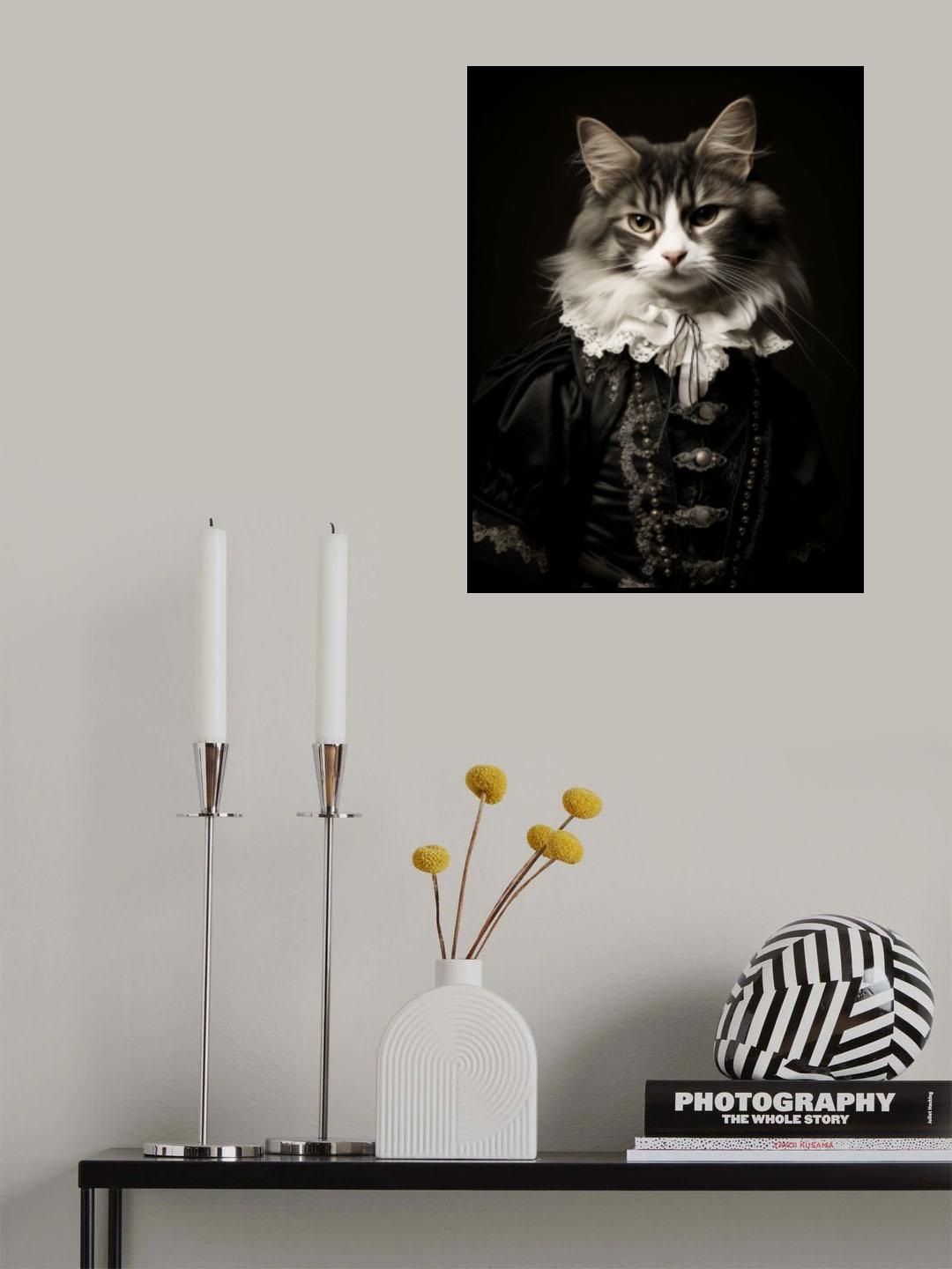Cat Poster och Canvastavla