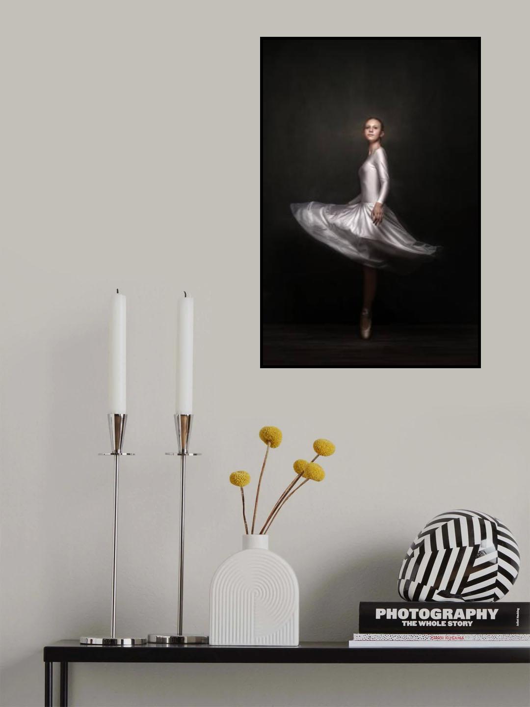 Silver Poster och Canvastavla