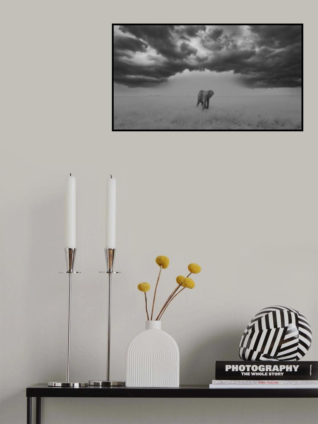Beautiful storm Poster och Canvastavla