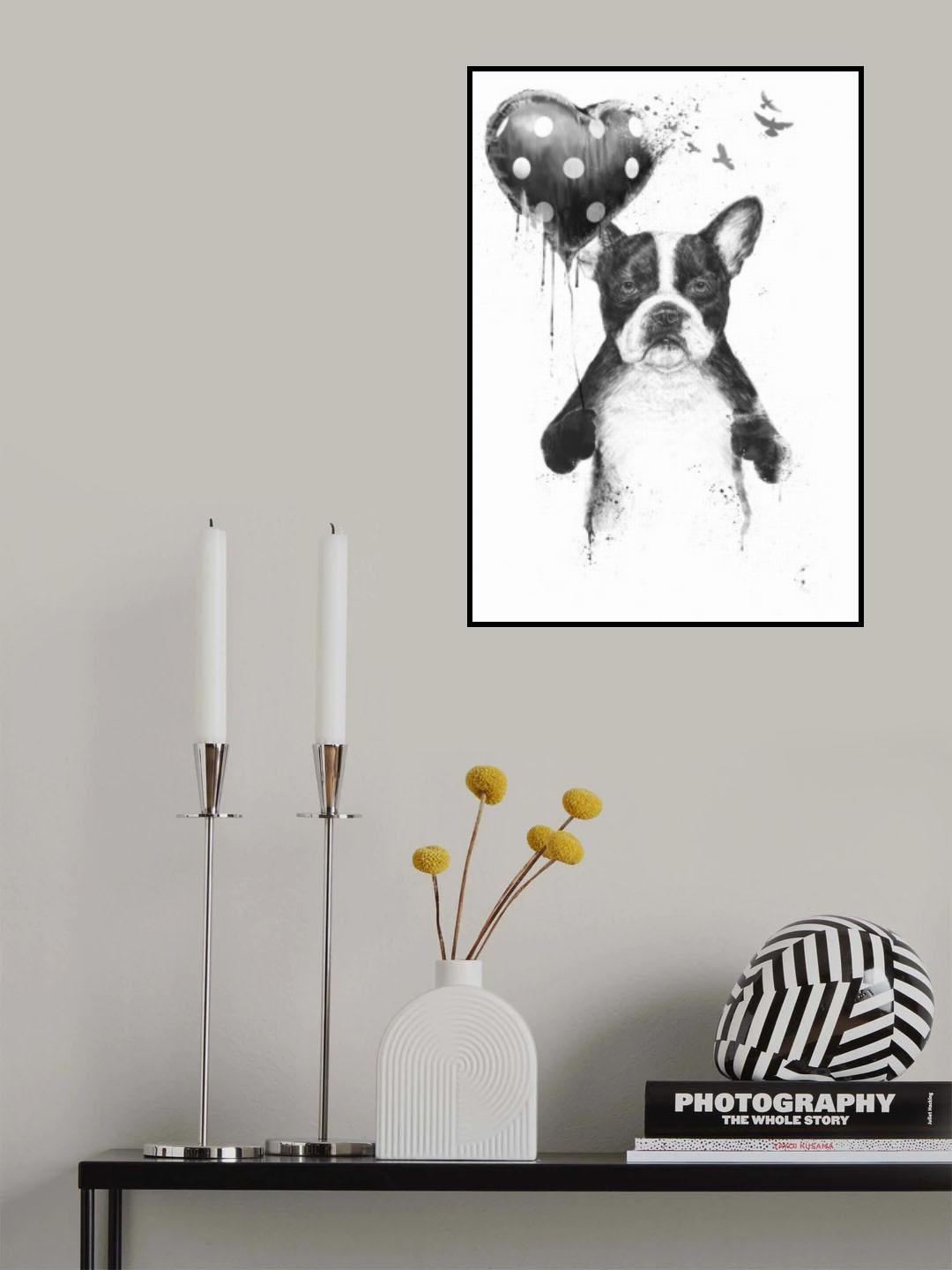 My heart goes boom Poster och Canvastavla