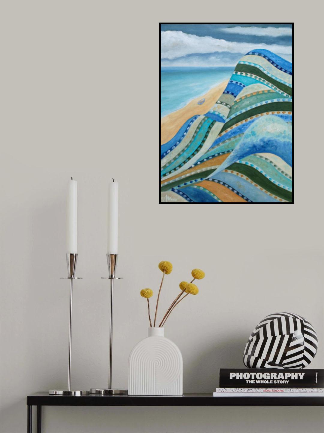 Nonforlorn Blue Poster och Canvastavla