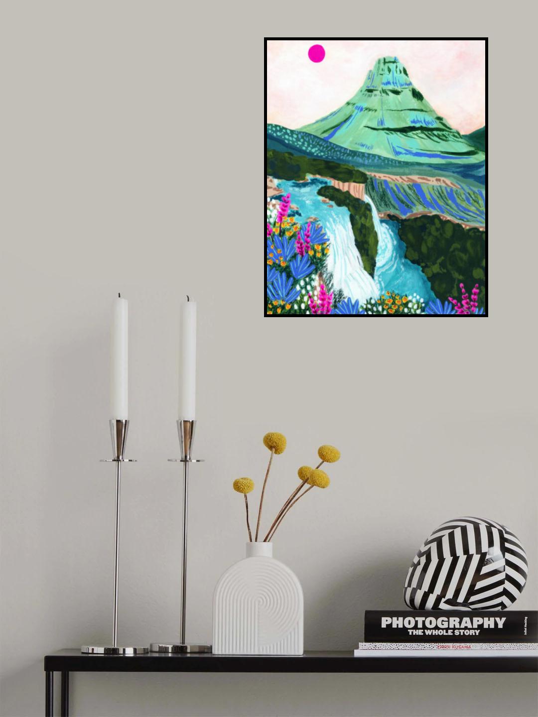 Kirkjufell Poster och Canvastavla