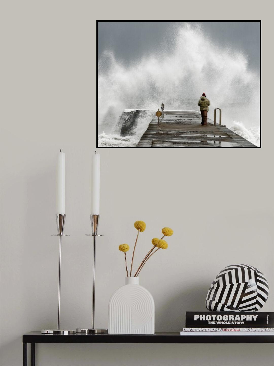 Wawes-photographer Poster och Canvastavla