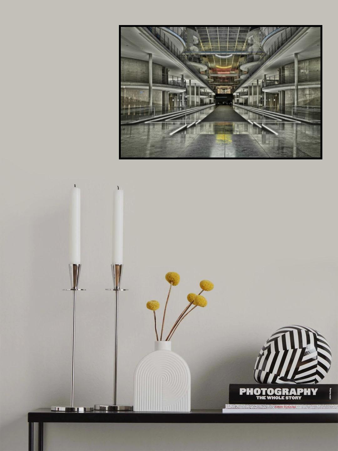 ... inside "Paul-Löbe Haus" Poster och Canvastavla