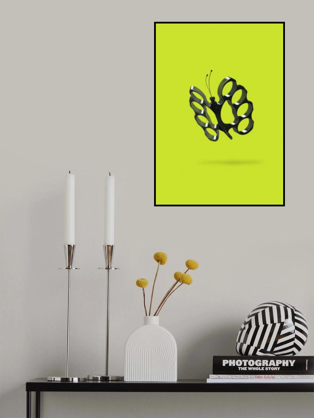 Sting like a Butterfly Poster och Canvastavla