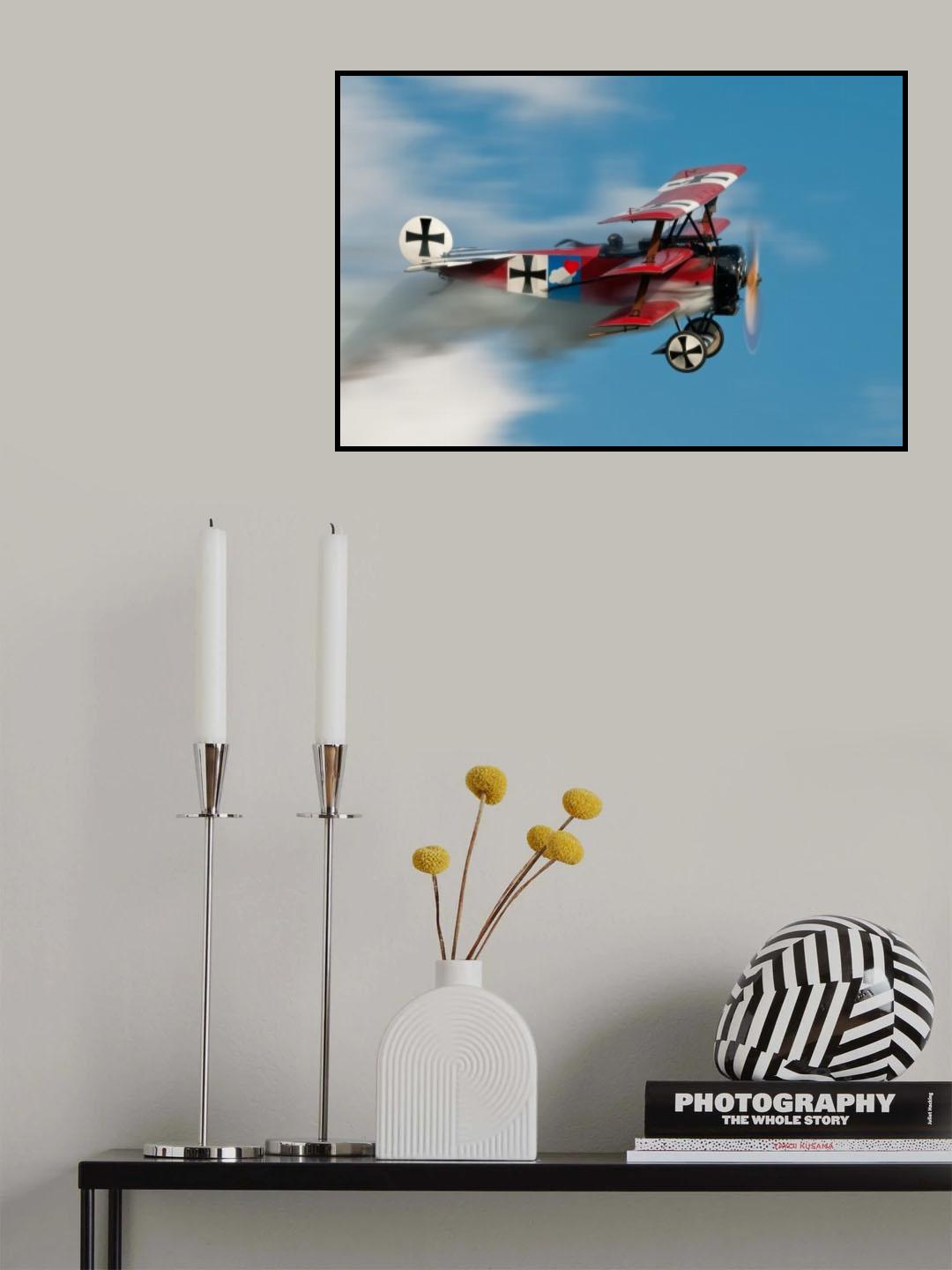 Hit triplane! Poster och Canvastavla