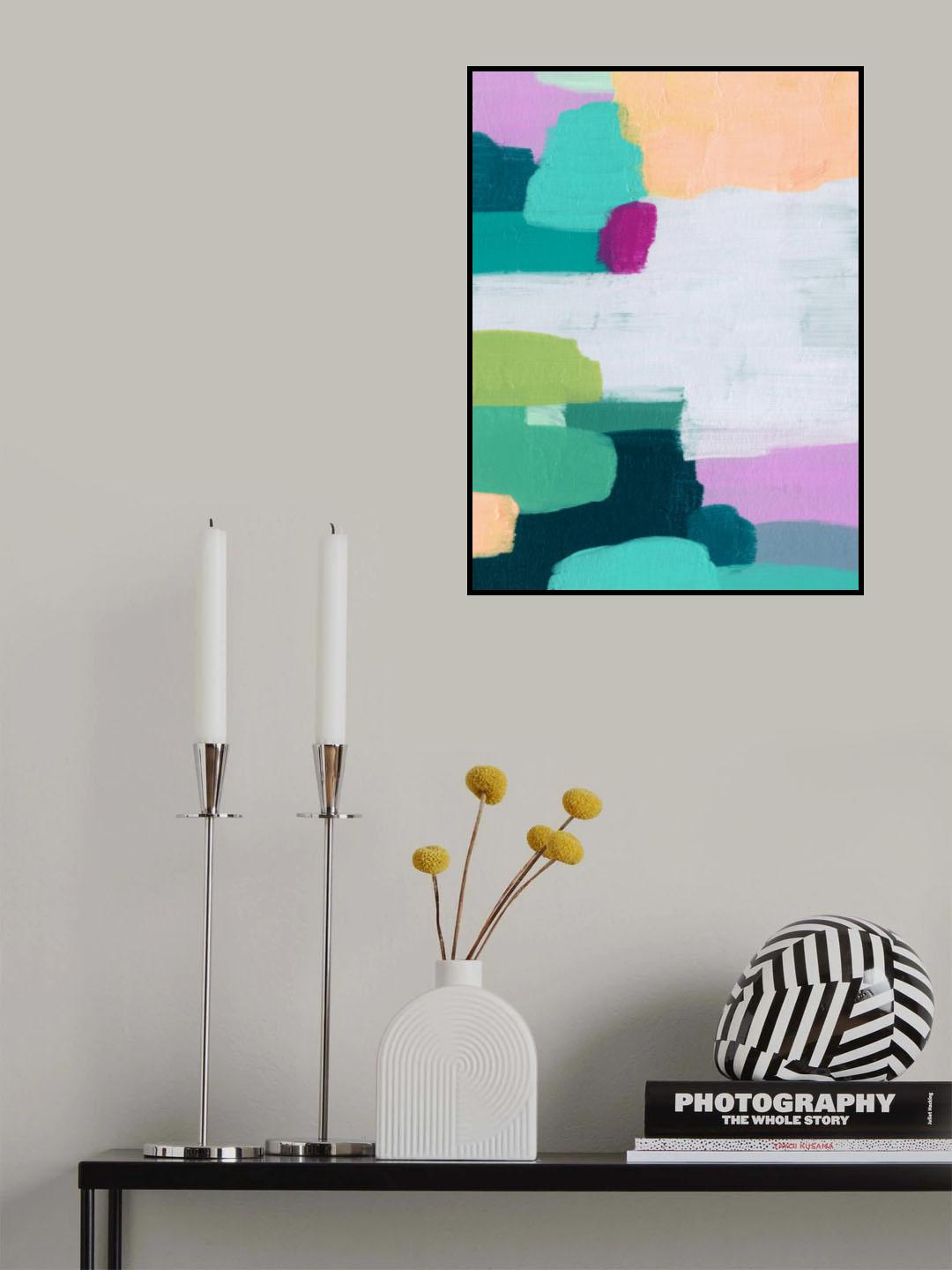 Abstract 73 Poster och Canvastavla