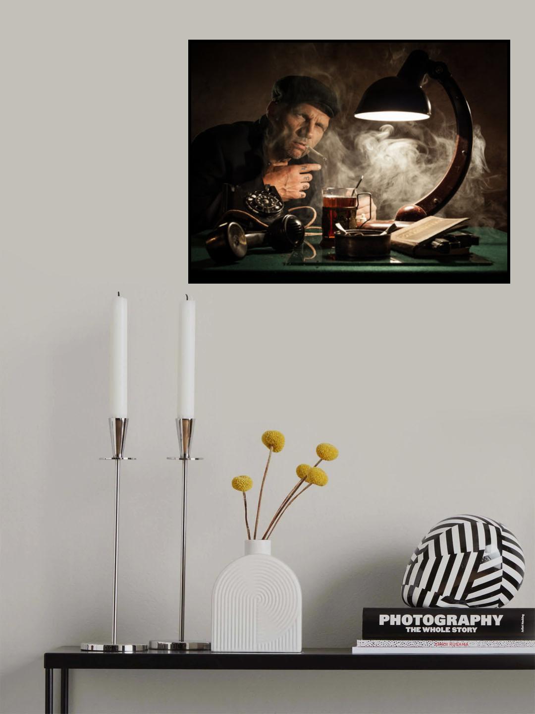 The interrogation of the suspect Poster och Canvastavla