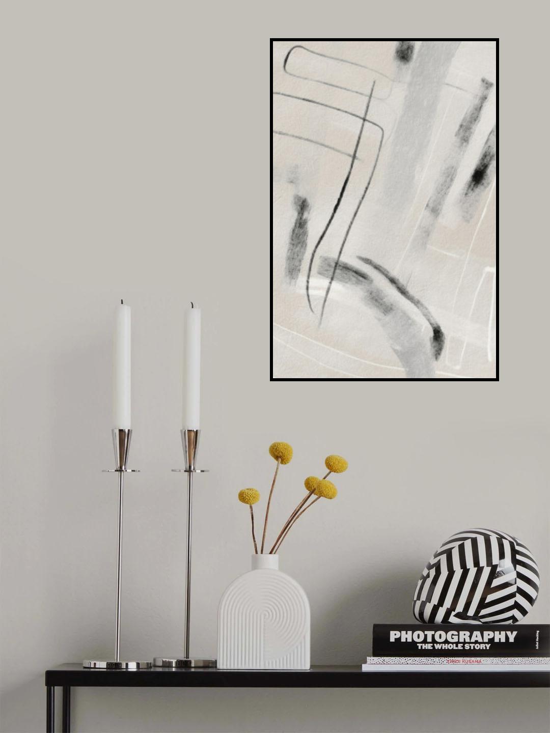 Gestual #5 Poster och Canvastavla