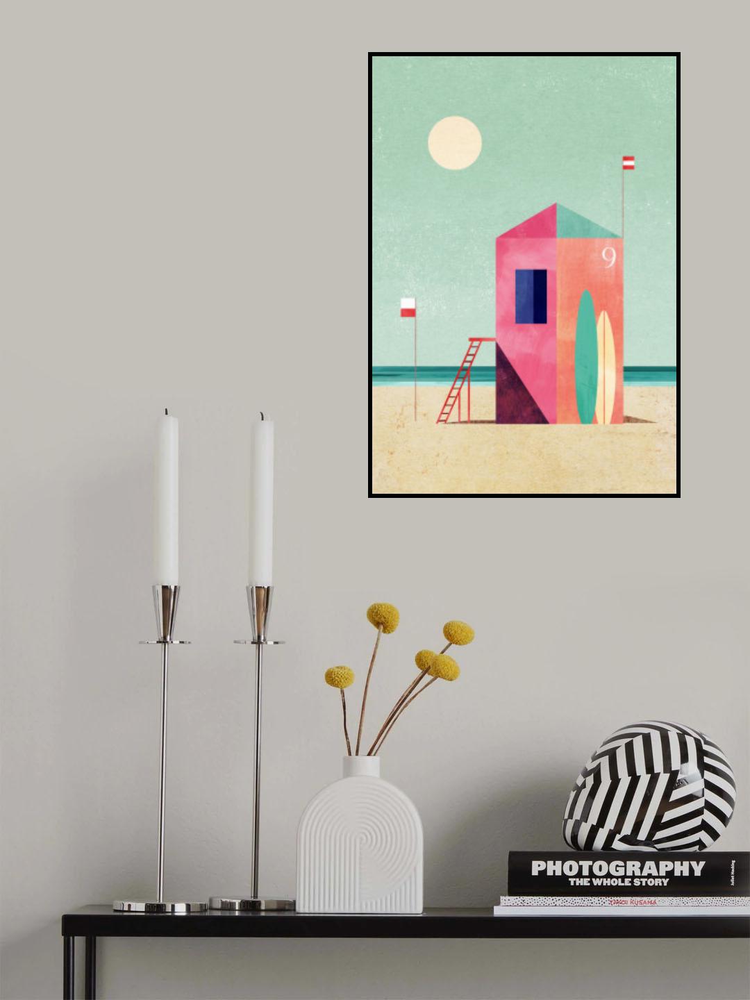 Surf Hut Poster och Canvastavla