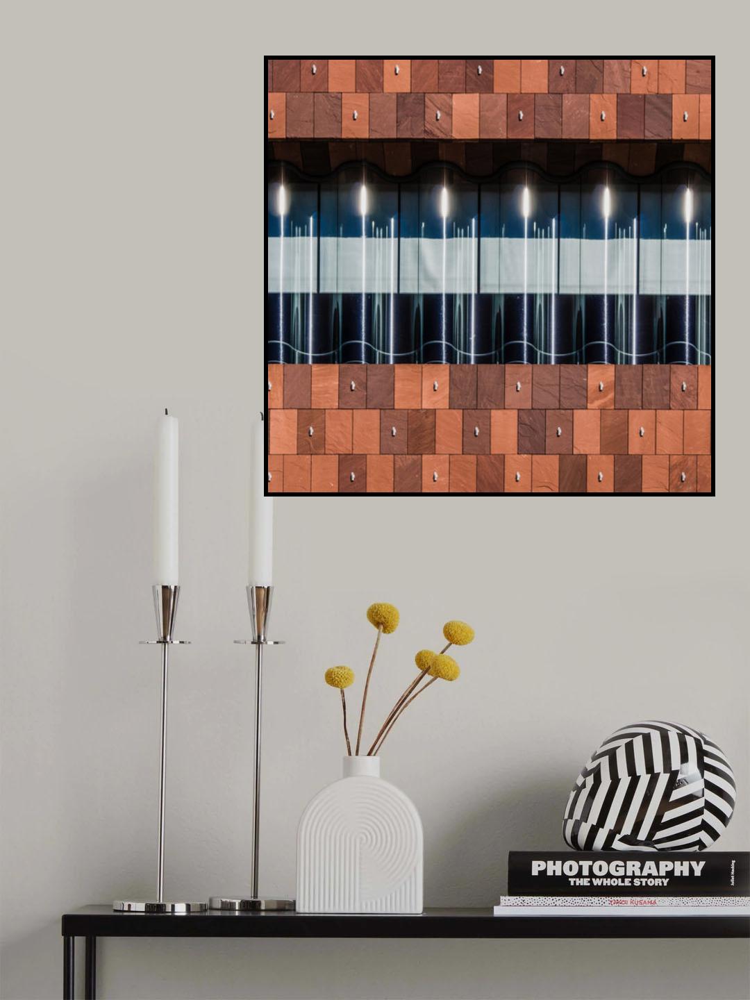 Candles in the wall Poster och Canvastavla