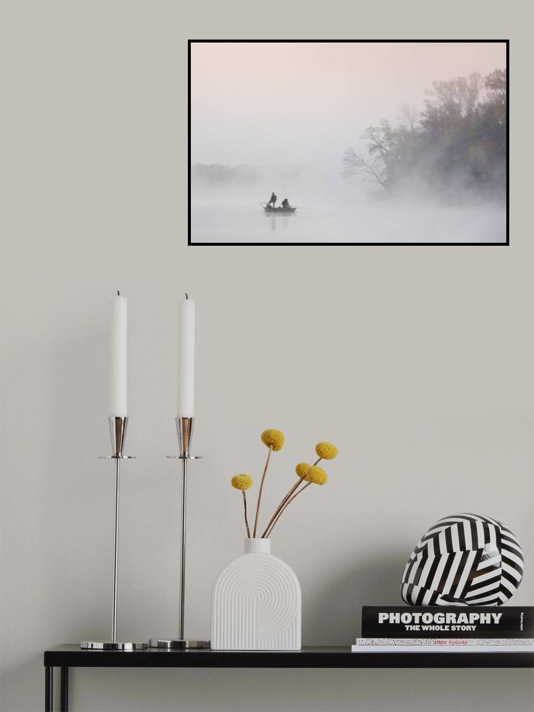 Foggy morning Poster och Canvastavla