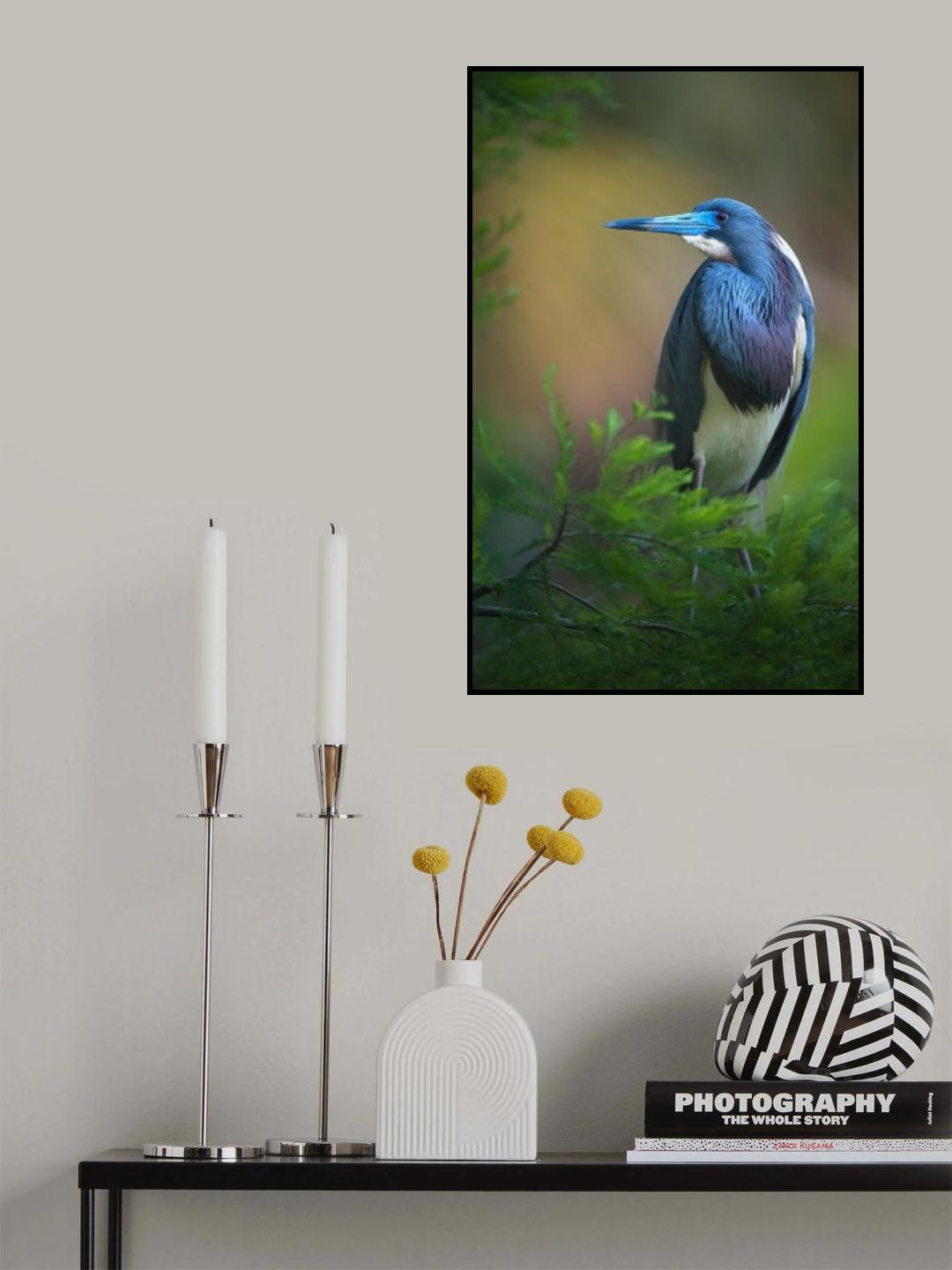 Blue wedding dress Poster och Canvastavla