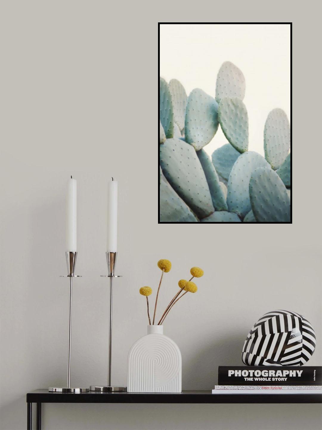 Pastel Cacti Poster och Canvastavla