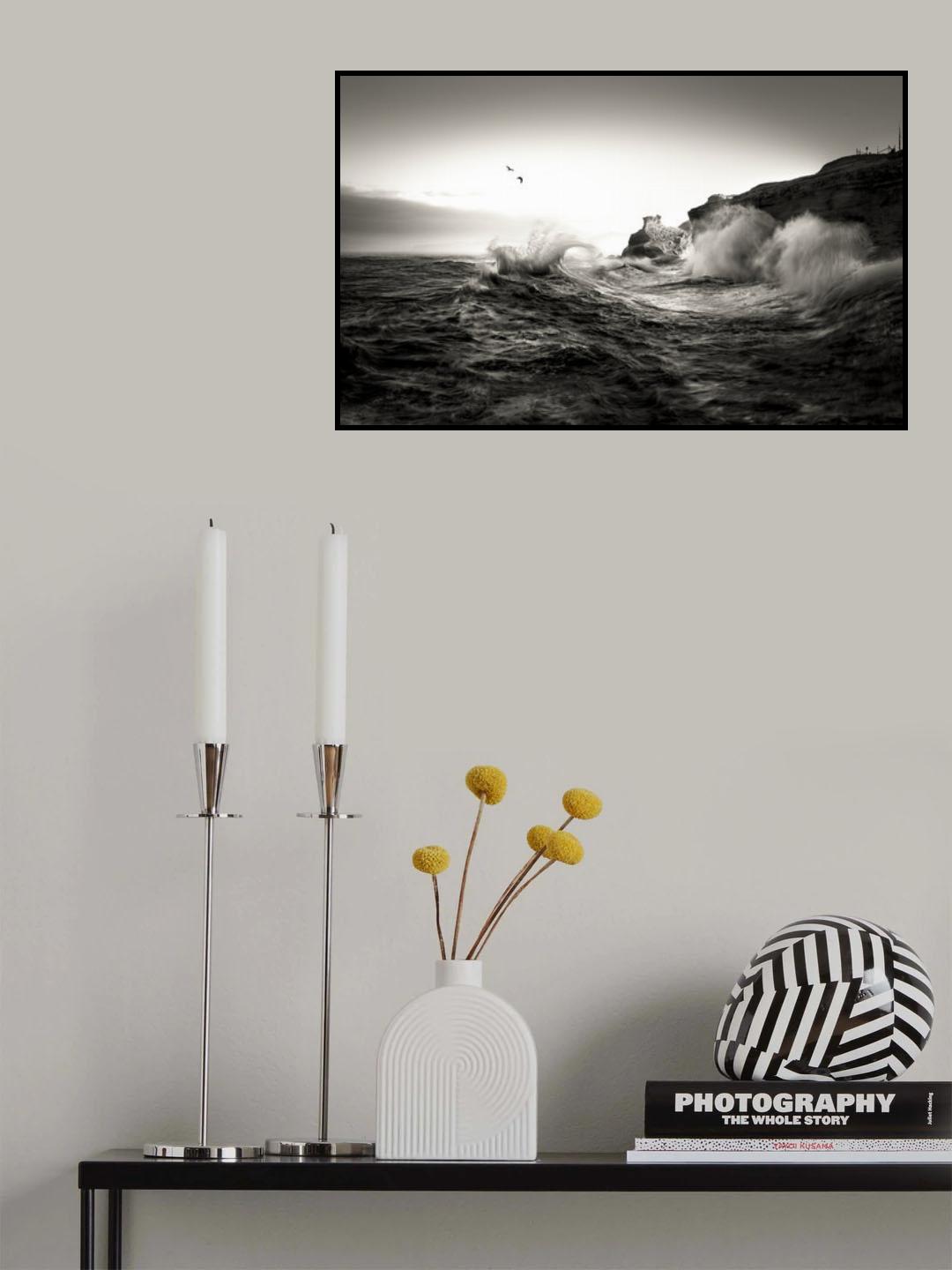 Waves Poster och Canvastavla