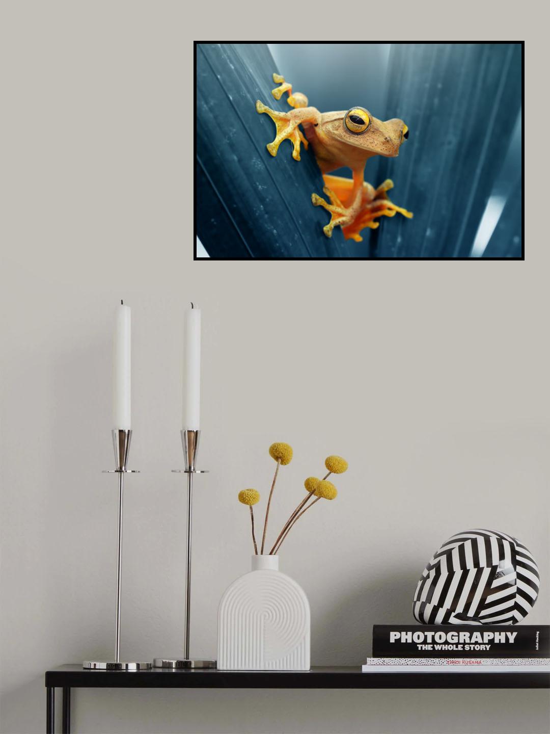 Frog - The Gold Poster och Canvastavla