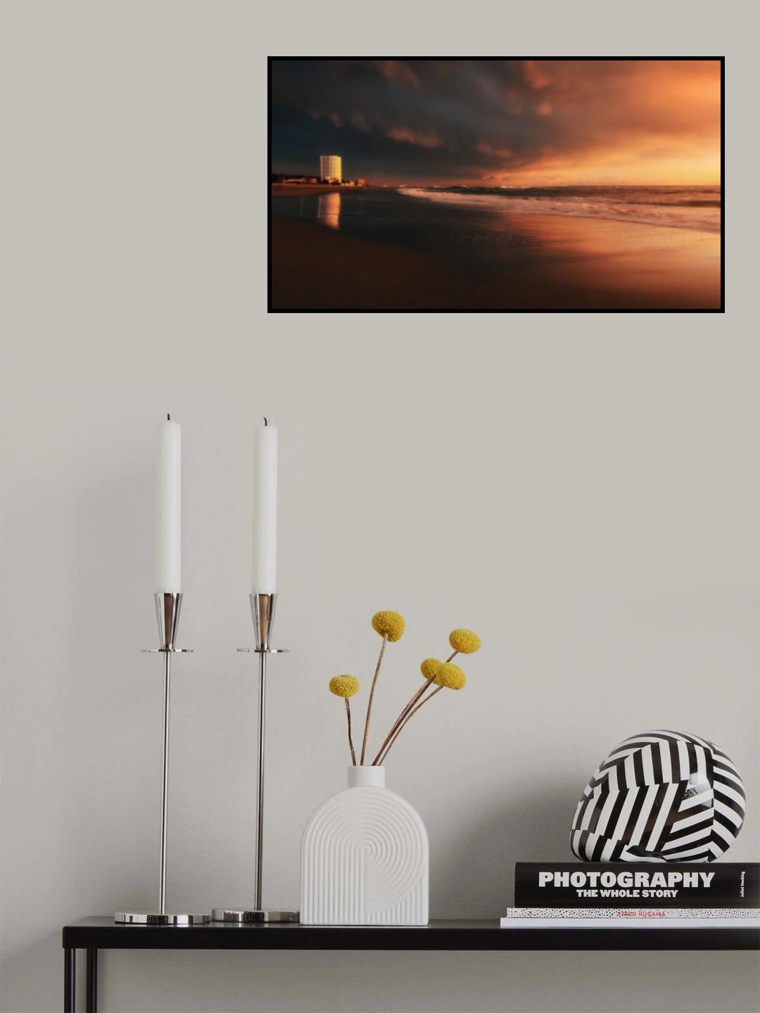 PEACEFUL STORM AT SUNSET (Part 2) Poster och Canvastavla