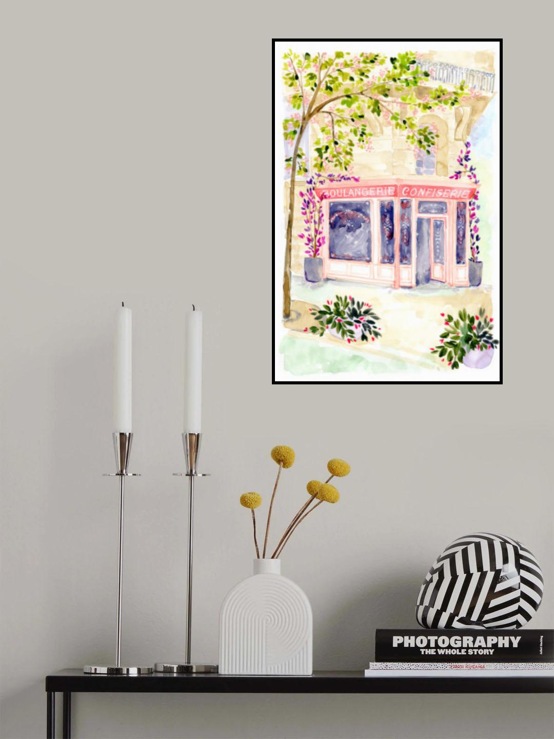 Naive Paris boulangerie Poster och Canvastavla