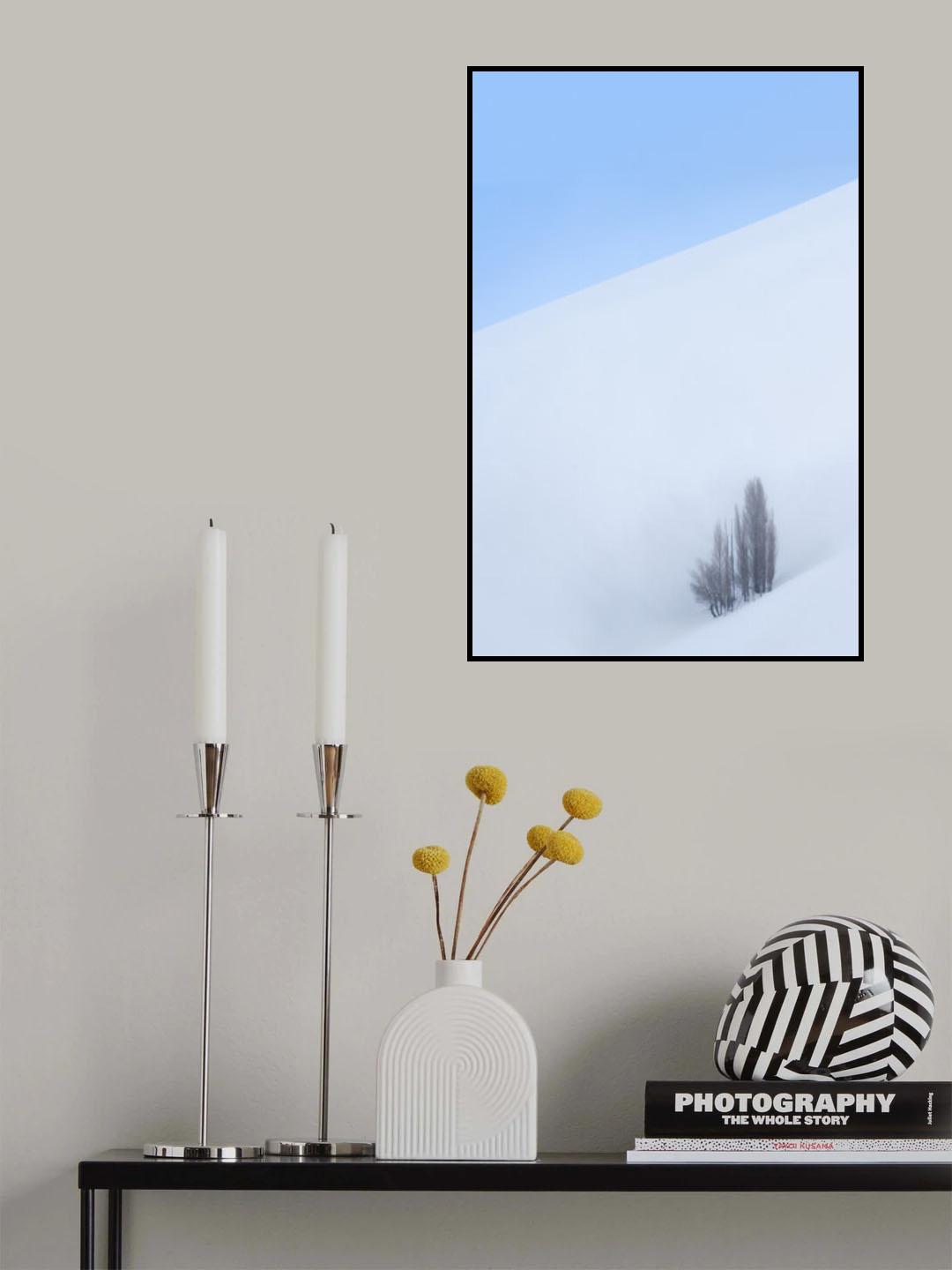 Single Tree in the Mountain Poster och Canvastavla