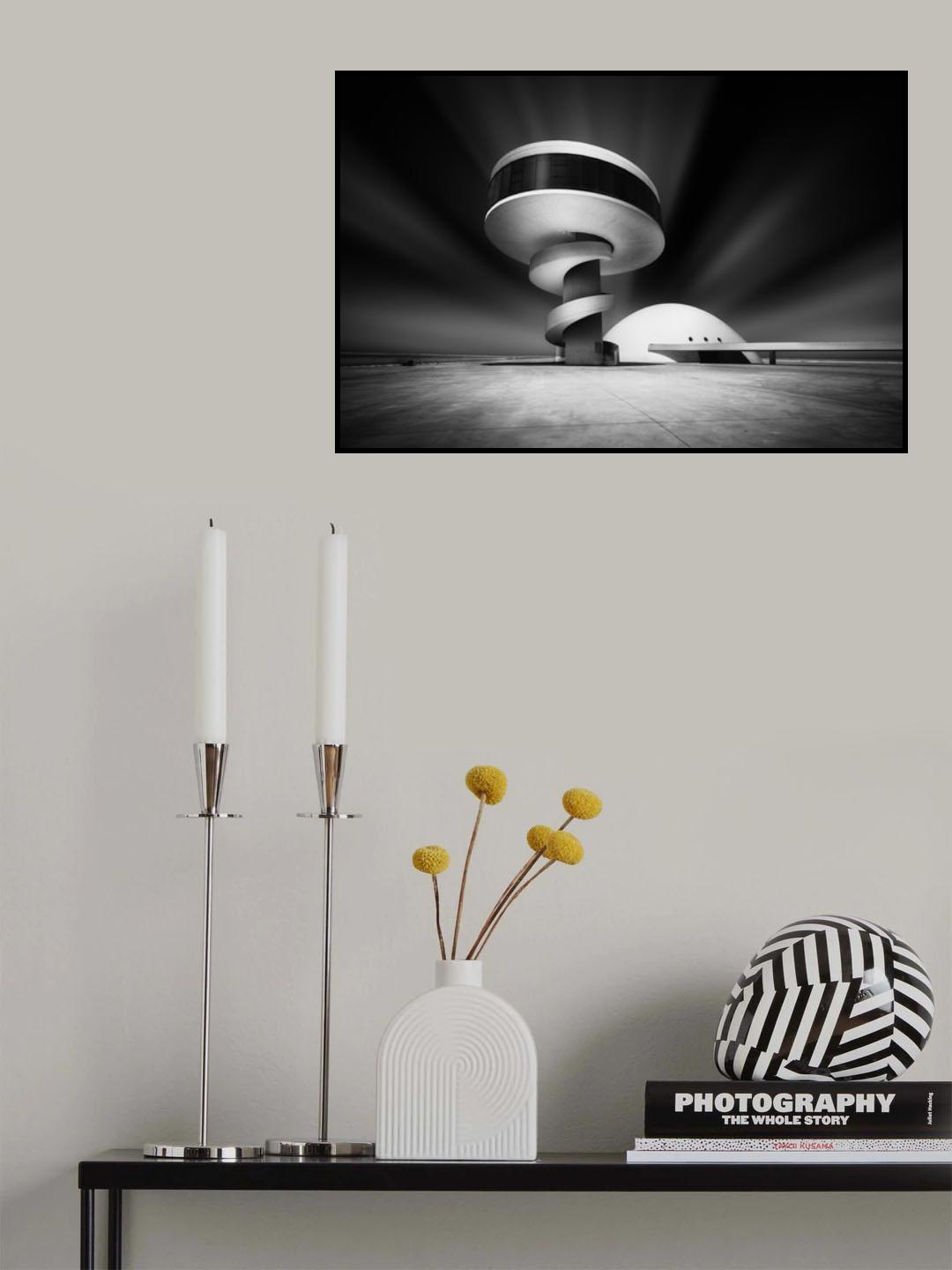 Niemeyer Center Poster och Canvastavla