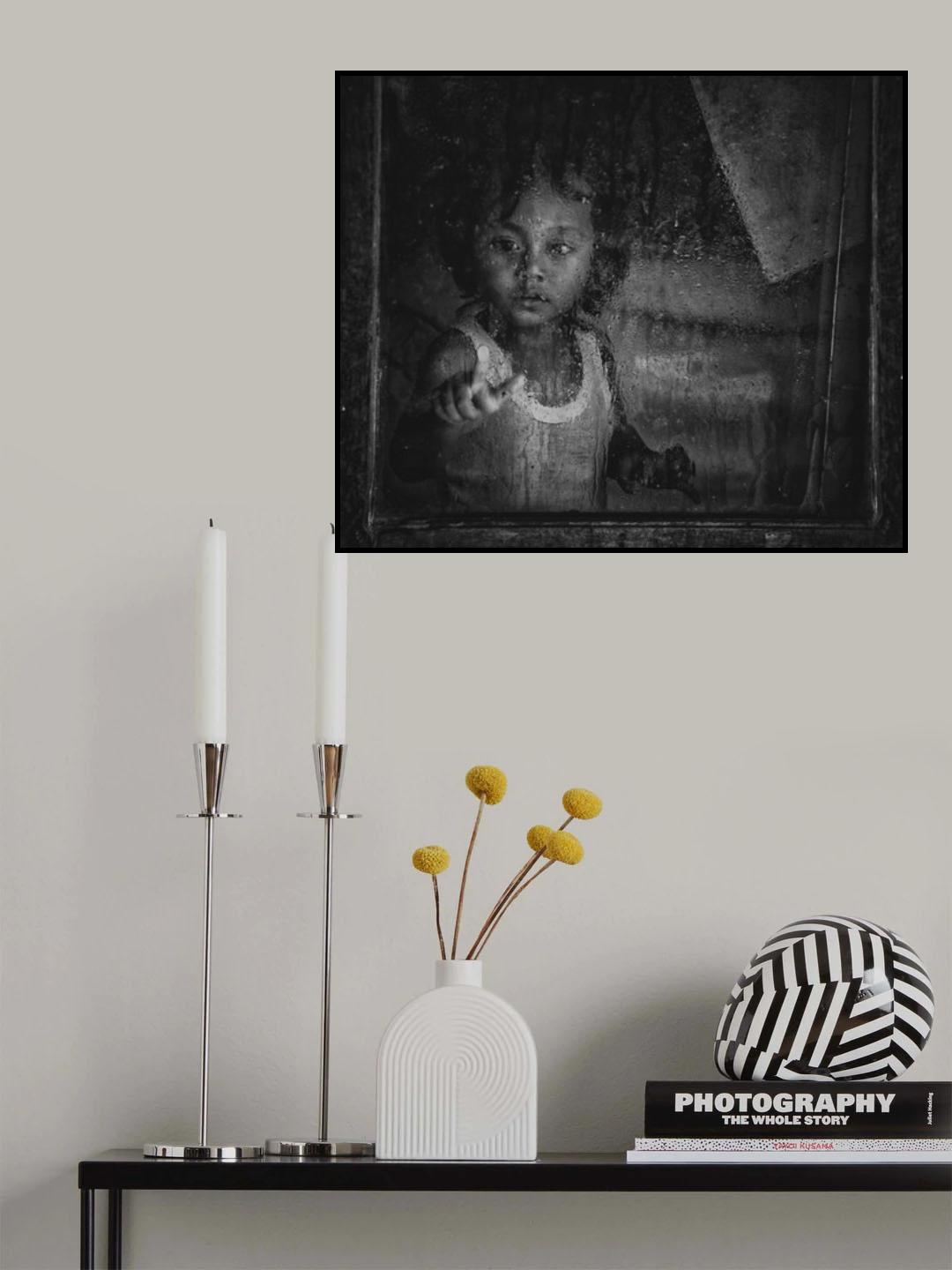 Playing at my window Poster och Canvastavla