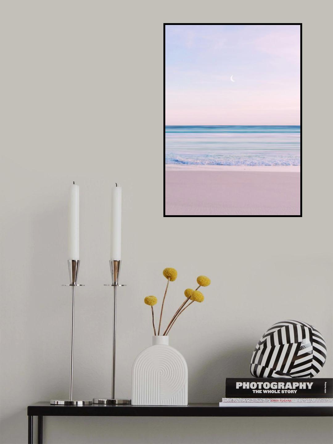 Minimalist Beach Poster och Canvastavla