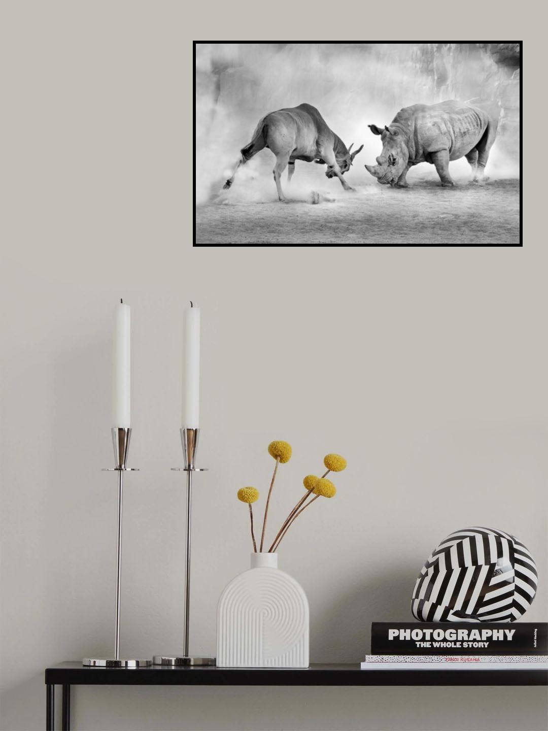 Combat. Poster och Canvastavla