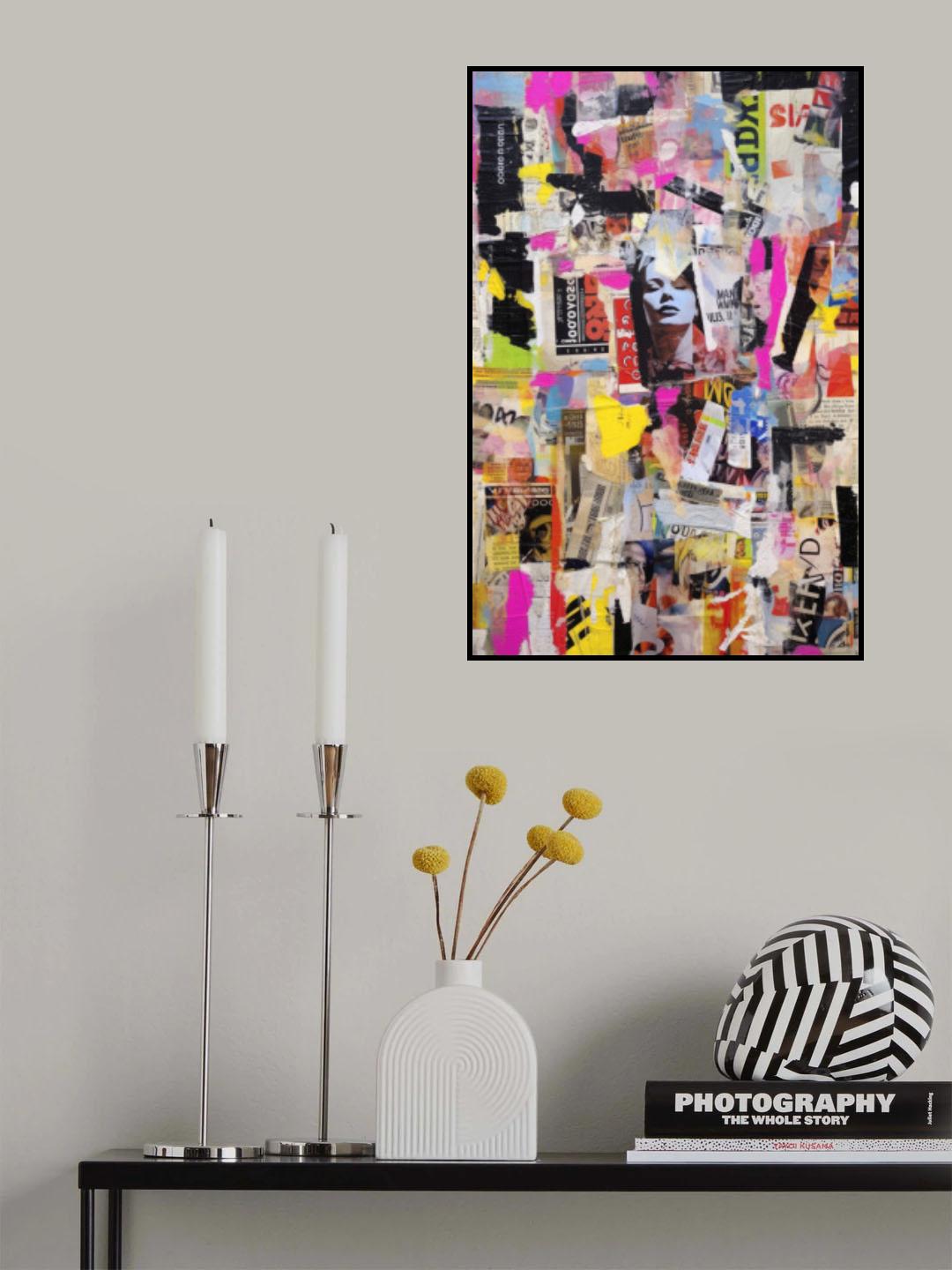 Paper Snippets No 4 Poster och Canvastavla