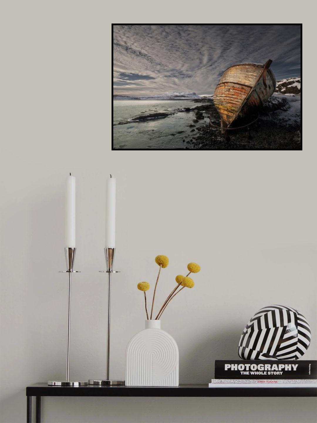 Icy Shore Poster och Canvastavla