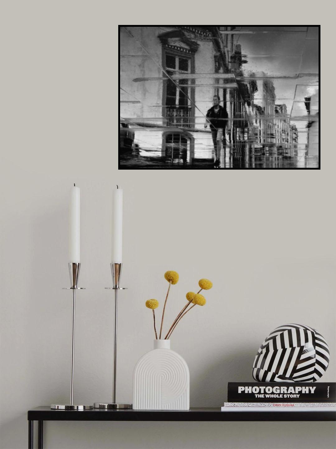 Man walking Poster och Canvastavla