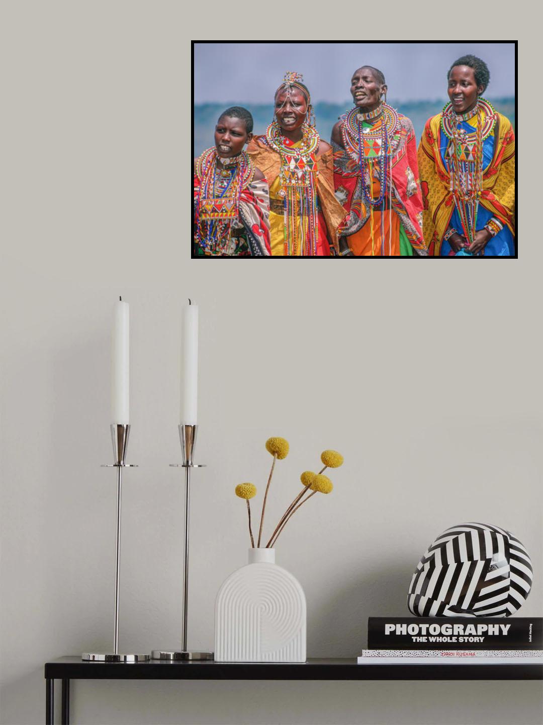 The iconic Maasai Poster och Canvastavla