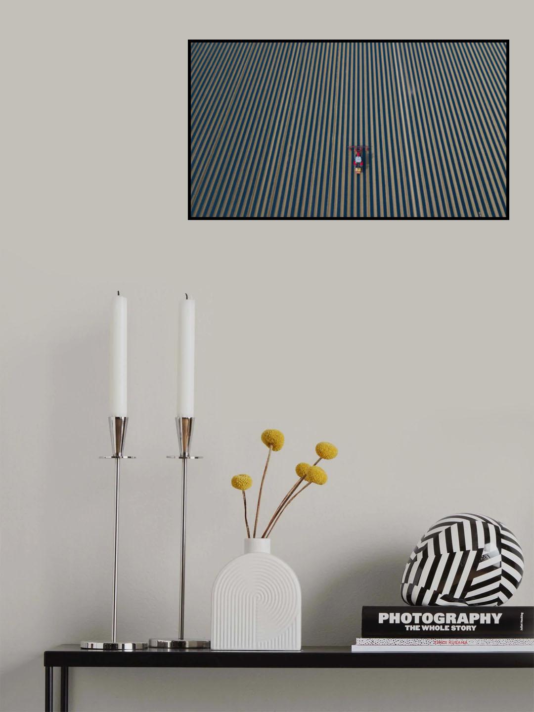 Farmer working Poster och Canvastavla