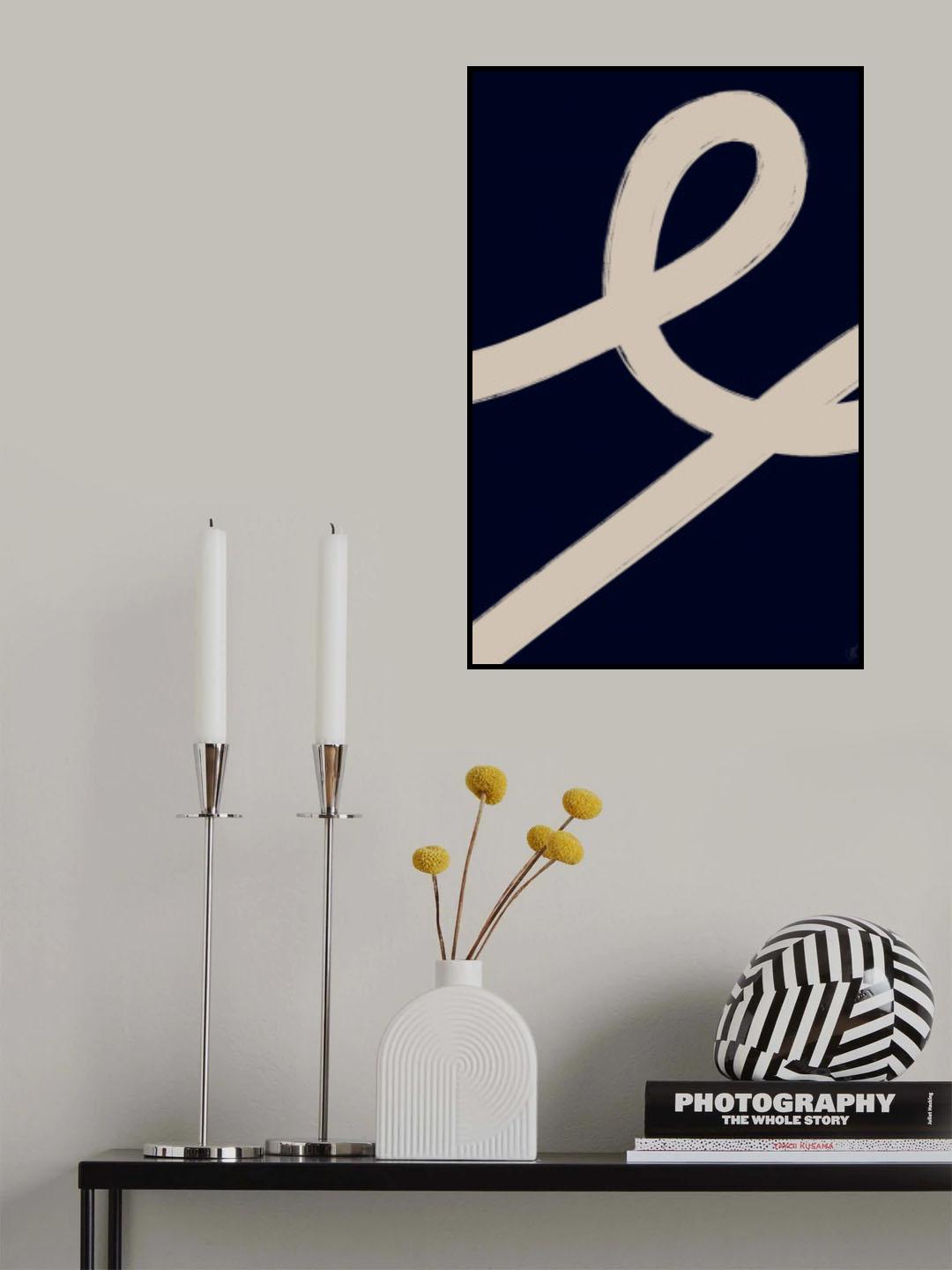Scandi Abstract 5 Poster och Canvastavla