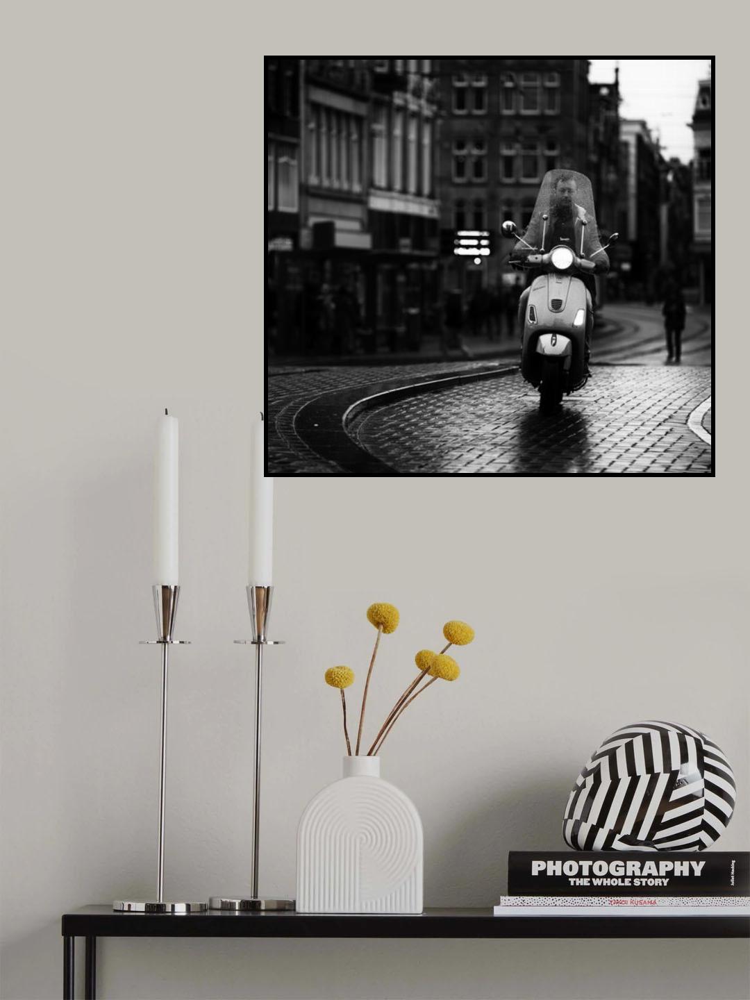 Vespa Poster och Canvastavla
