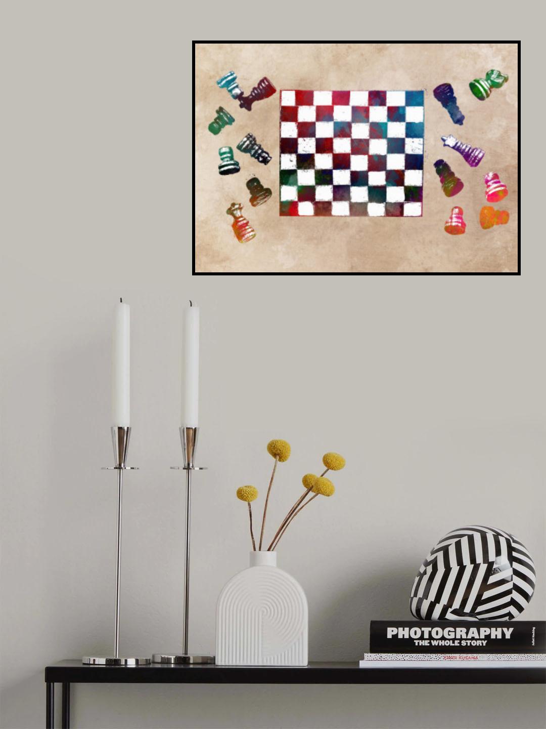 Chess Sport Art 4 Poster och Canvastavla