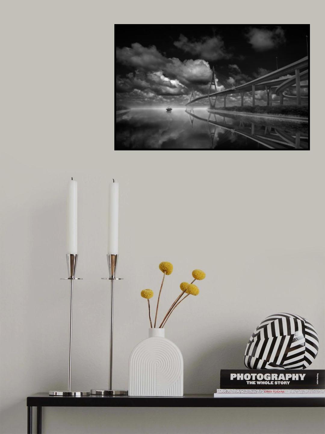 Chao Phraya River Reflection #232018 Poster och Canvastavla