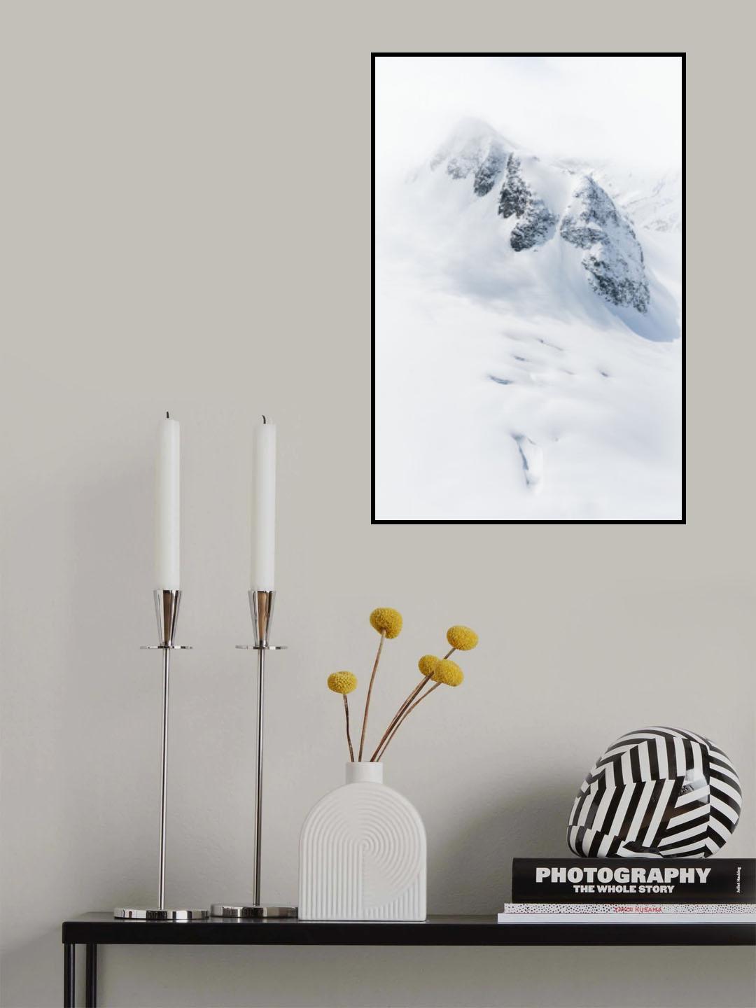 Dreamy Glacier Poster och Canvastavla