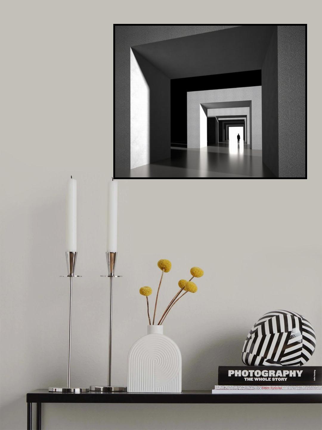 The Corridor Poster och Canvastavla