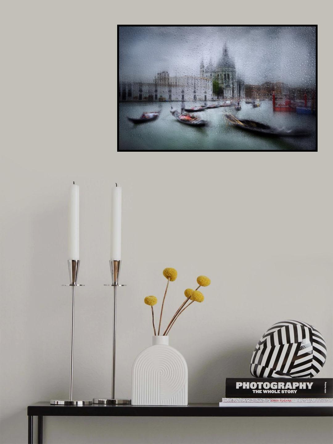 It was raining in Venice Poster och Canvastavla