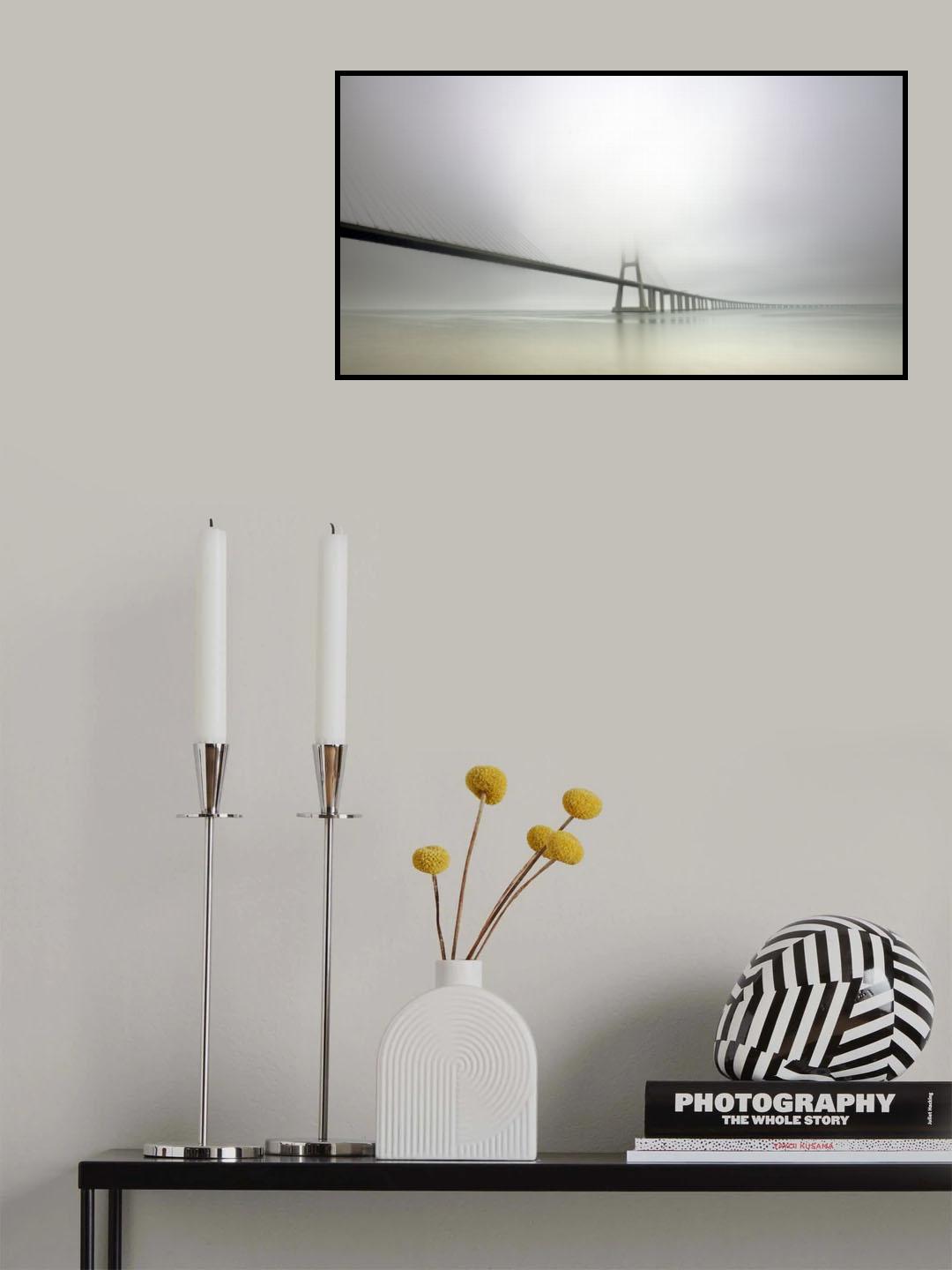 Soft bridge Poster och Canvastavla
