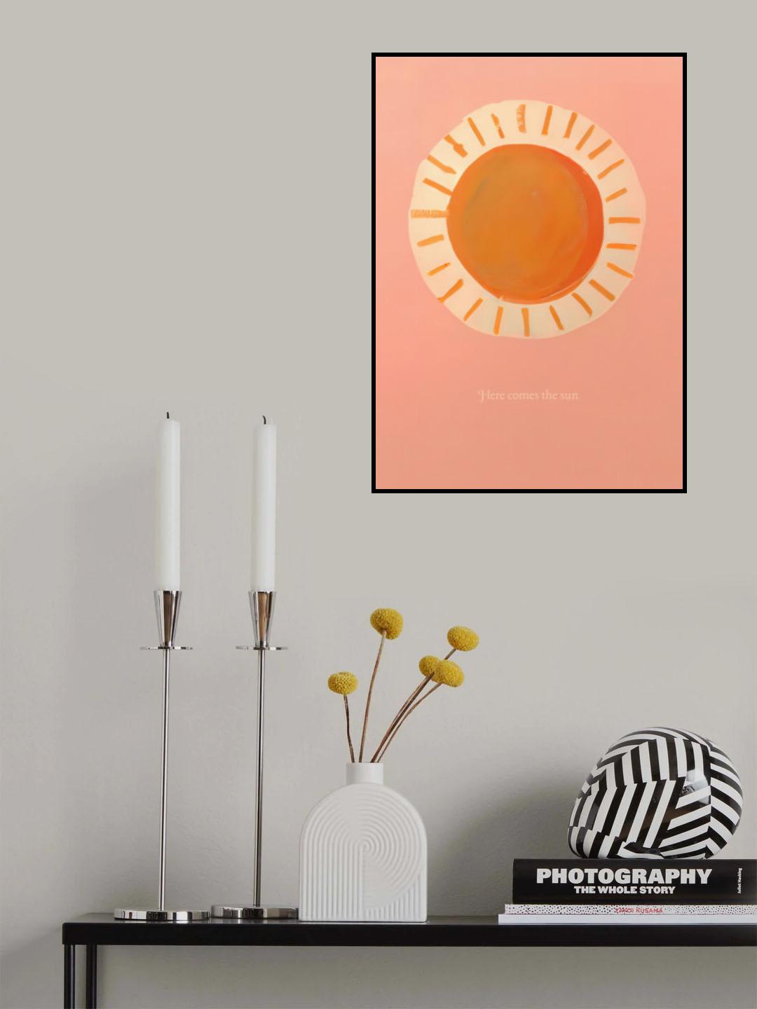 Here Comes the Sun Poster och Canvastavla