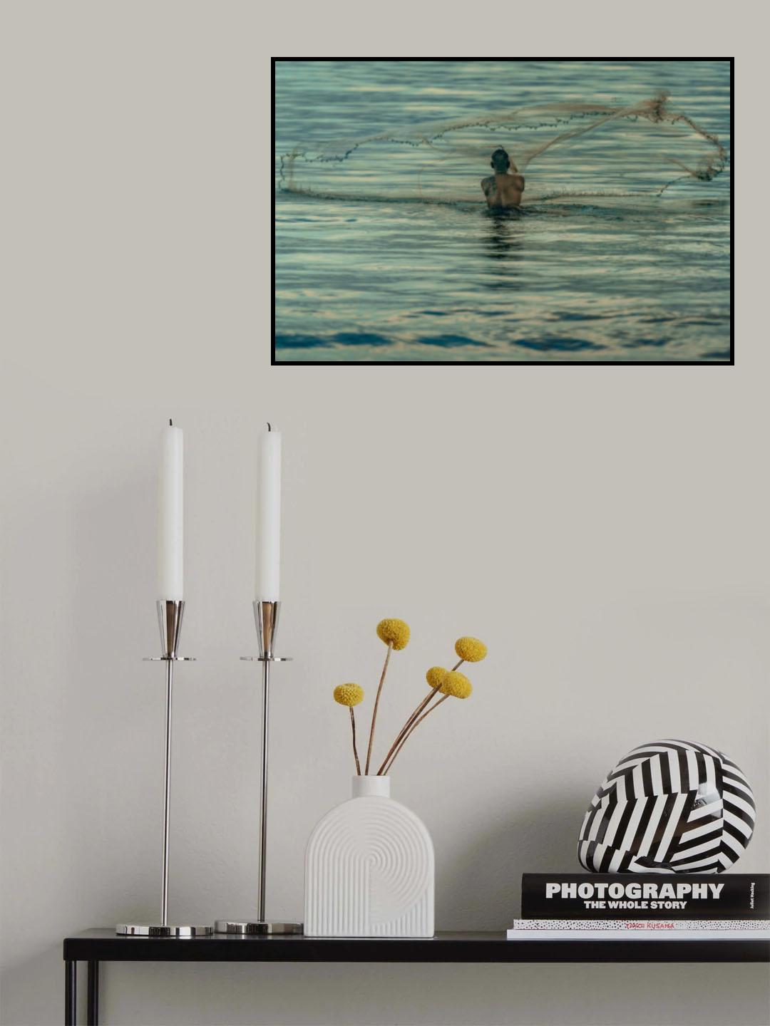 Fishing Poster och Canvastavla
