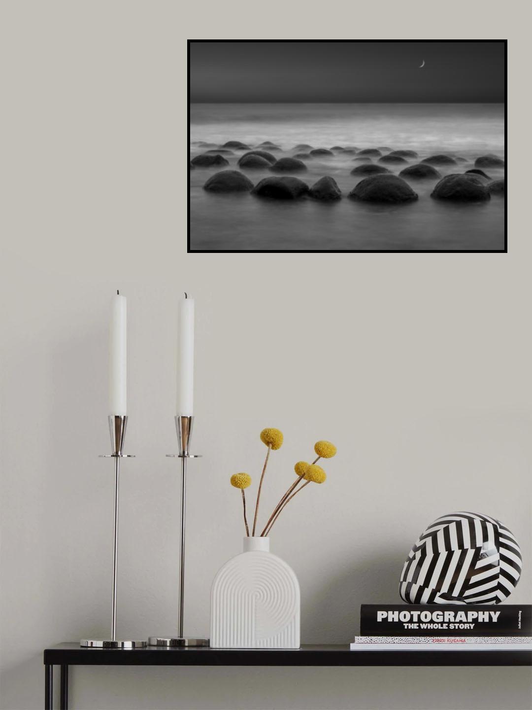 Bowling Ball Beach Poster och Canvastavla